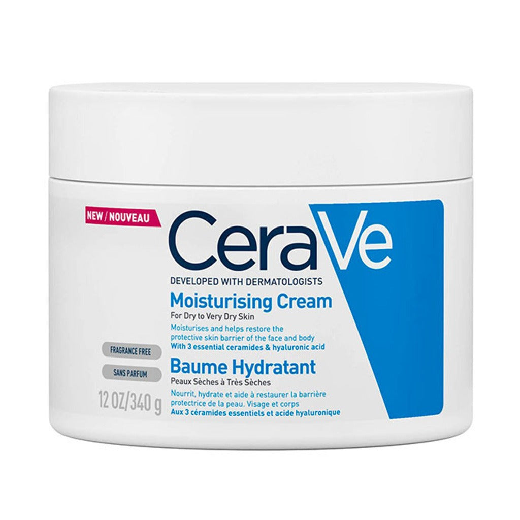CeraVe Fragrance Free Moisturising Cream For Dry To Very Dry Skin 340g - Easy Pharmacy LLC