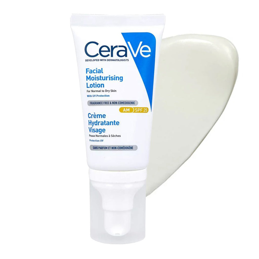 CeraVe Facial Moisturising SPF 25 AM Lotion For Normal To Dry Skin 52ml - Easy Pharmacy LLC