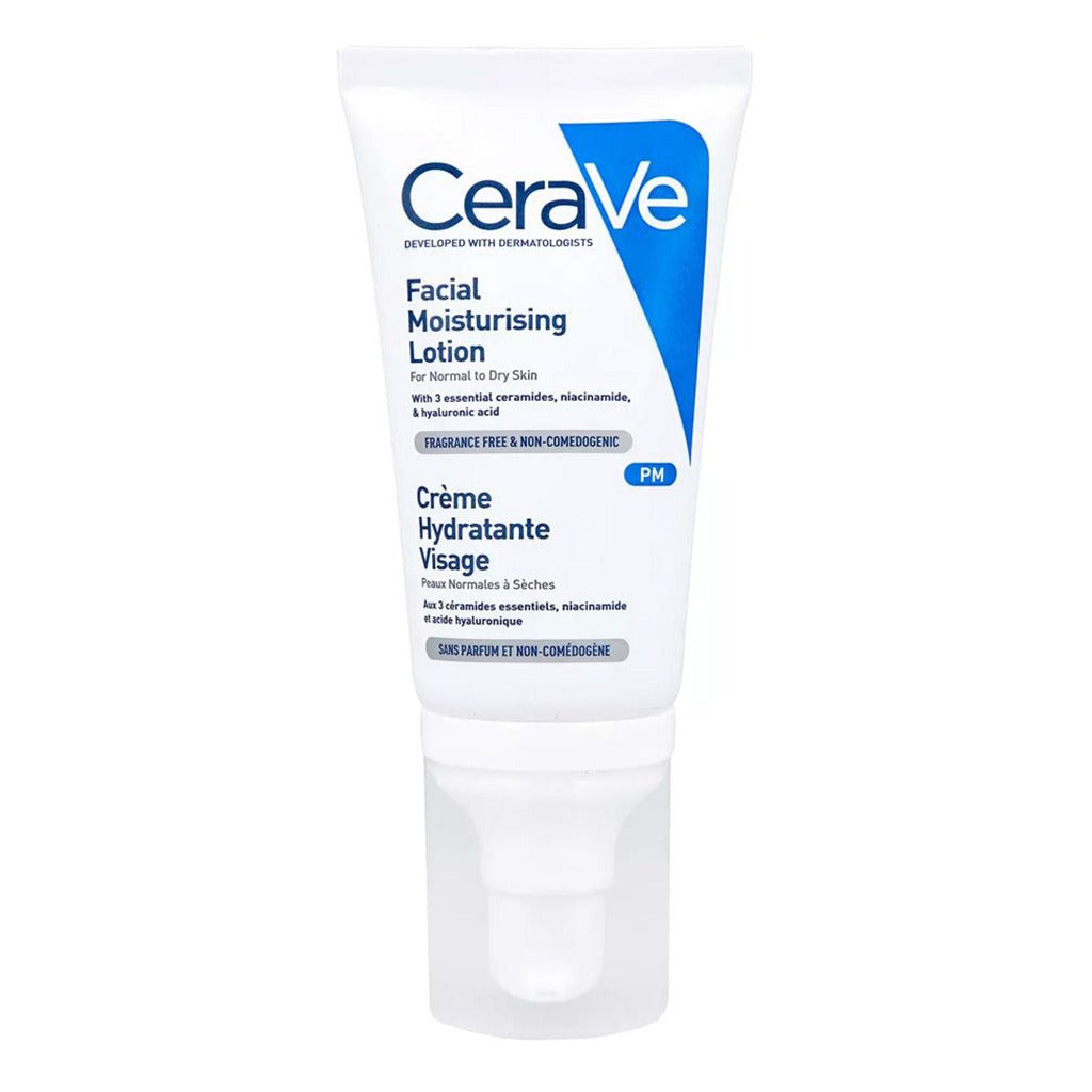 CeraVe Facial Moisturising PM Lotion For Normal To Dry Skin 52ml - Easy Pharmacy LLC