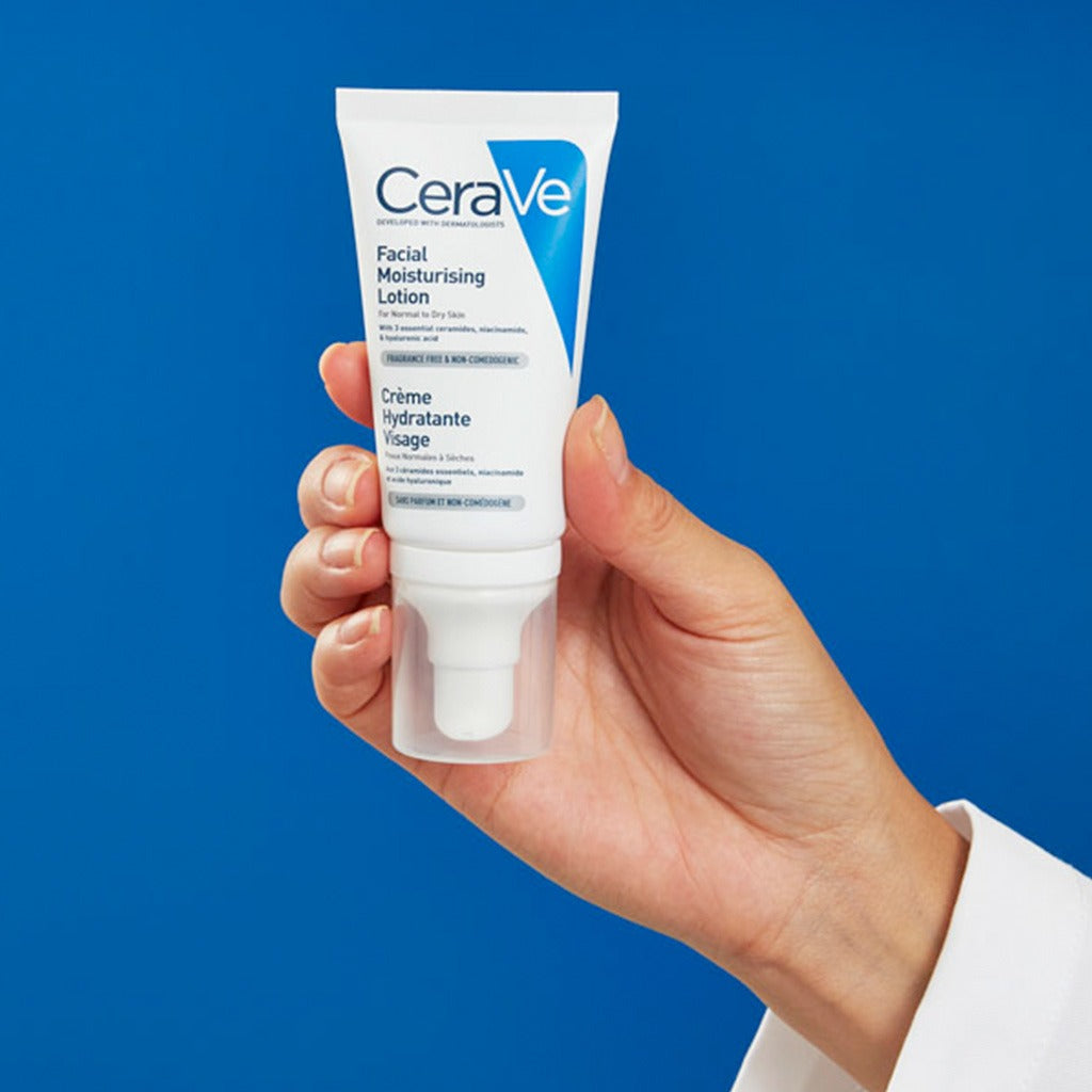 CeraVe Facial Moisturising PM Lotion For Normal To Dry Skin 52ml - Easy Pharmacy LLC