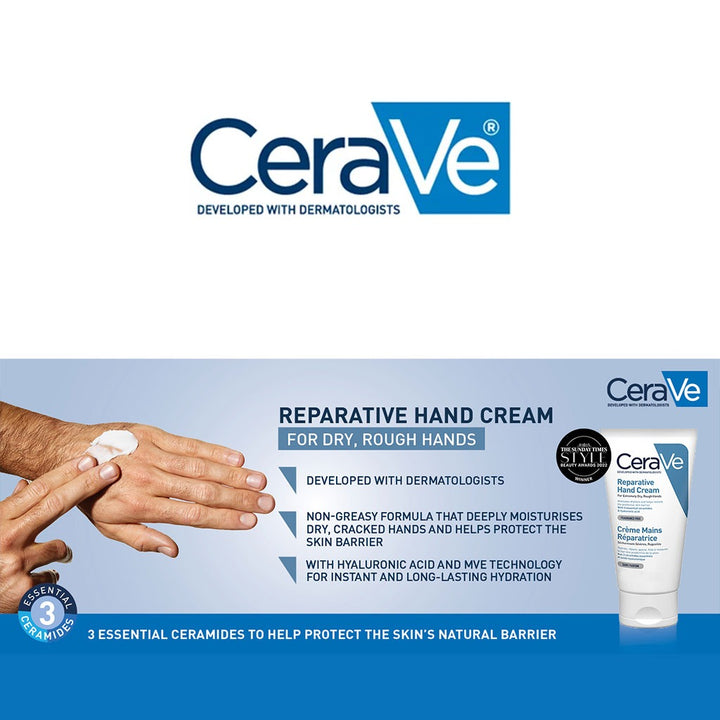 CeraVe Reparative Hand Cream For Dry & Rough Hands 50ml - Easy Pharmacy LLC
