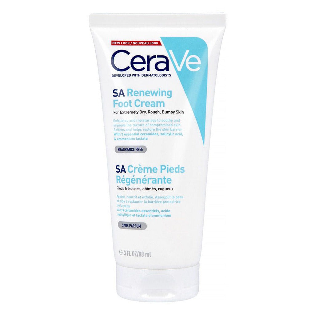 CeraVe SA Renewing Foot Cream With Salicylic Acid For Dry, Rough, Bumpy Skin 88ml - Easy Pharmacy LLC