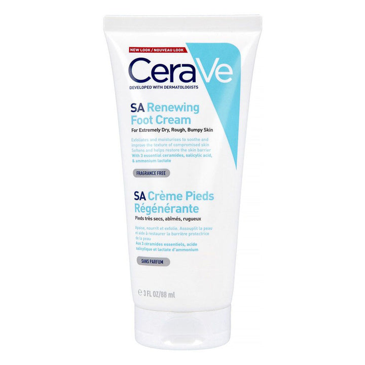 CeraVe SA Renewing Foot Cream With Salicylic Acid For Dry, Rough, Bumpy Skin 88ml - Easy Pharmacy LLC