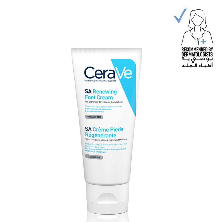 CeraVe SA Renewing Foot Cream With Salicylic Acid For Dry, Rough, Bumpy Skin 88ml - Easy Pharmacy LLC
