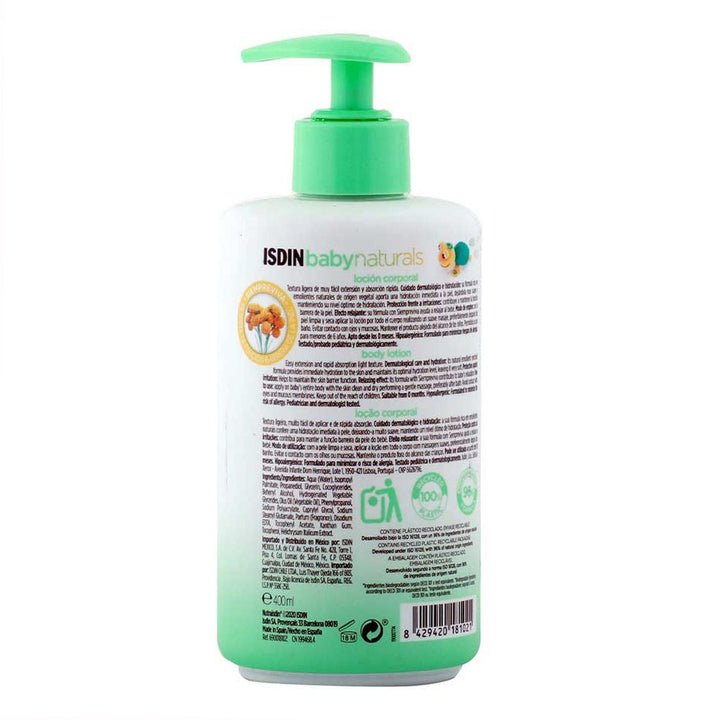Isdin Baby Naturals Body Lotion 400 mL - Easy Pharmacy LLC