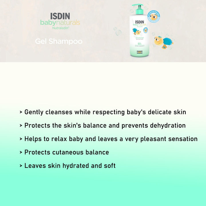 Isdin Baby Naturals Mild Gel Shampoo 200 mL - Easy Pharmacy LLC