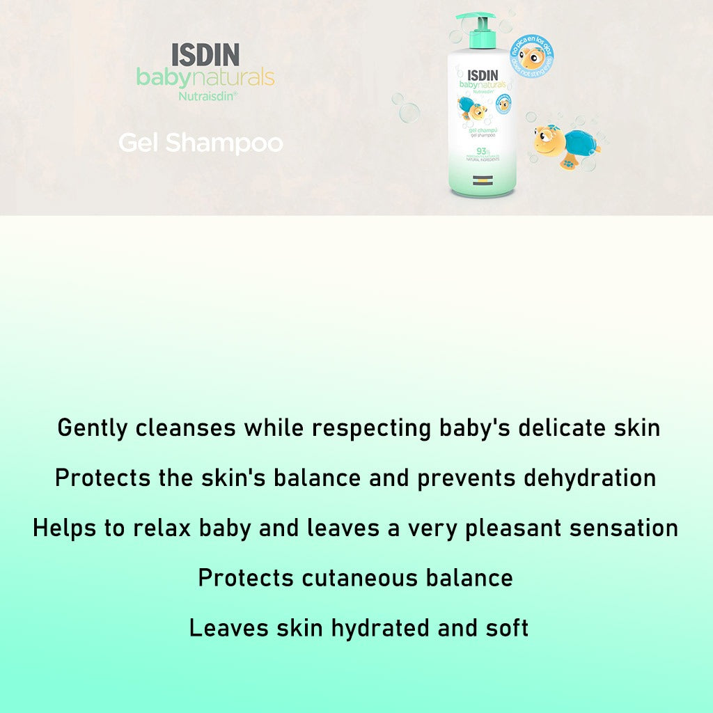 Isdin Baby Naturals Mild Gel Shampoo 400 mL - Easy Pharmacy LLC
