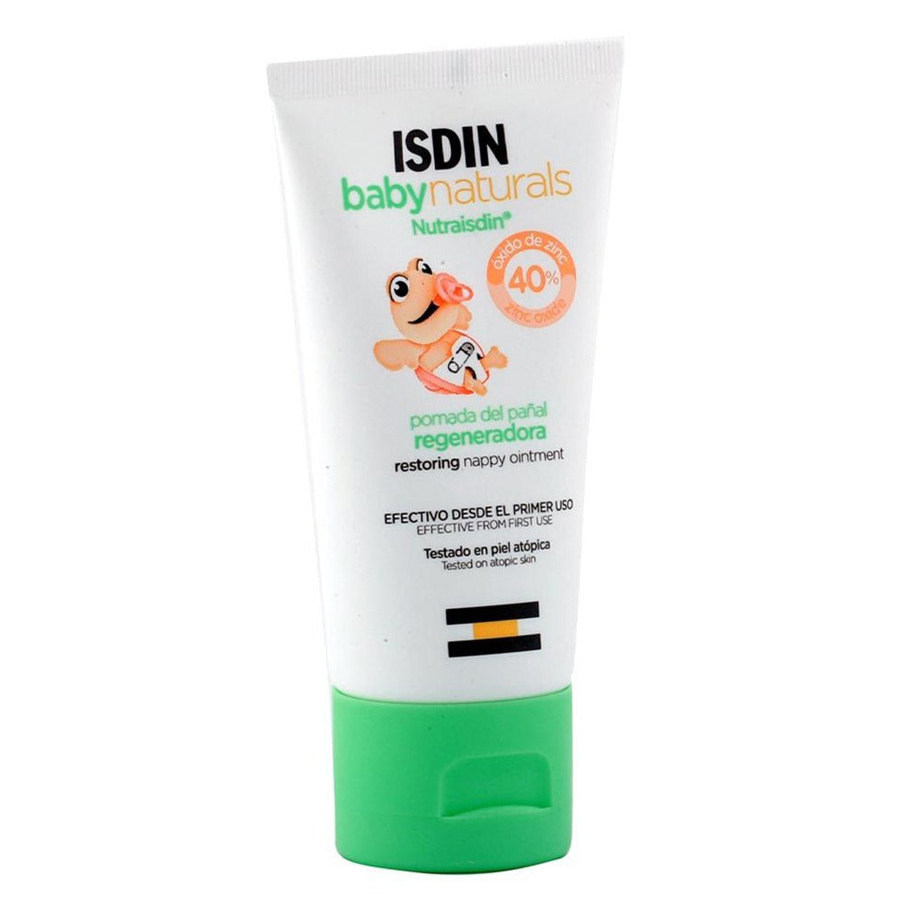 Isdin Baby Naturals Zinc Oxide 40% Restoring Nappy Ointment 50 mL - Easy Pharmacy LLC