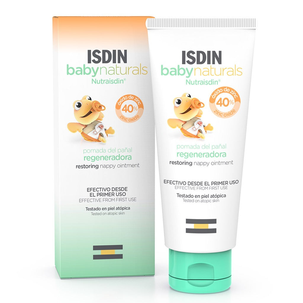 Isdin Baby Naturals Zinc Oxide 40% Restoring Nappy Ointment 50 mL - Easy Pharmacy LLC