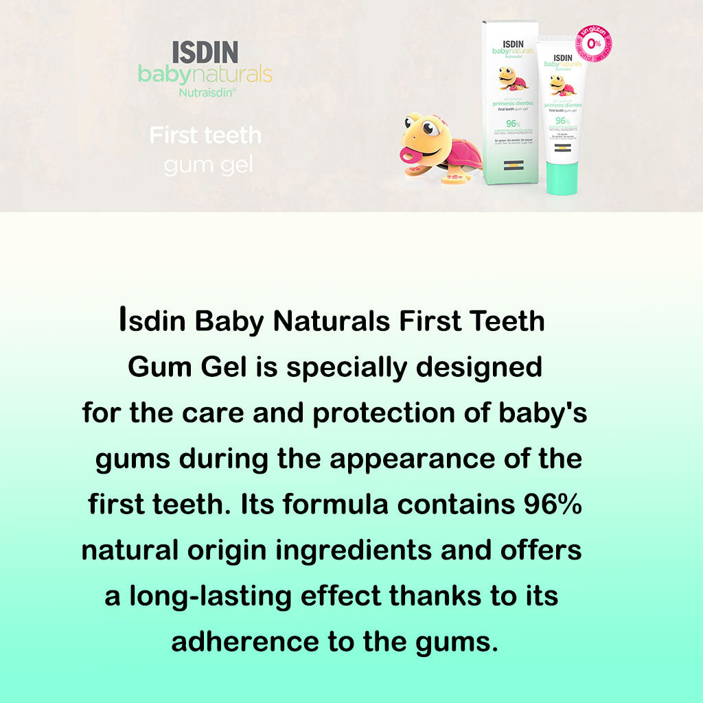 Isdin Baby Naturals First Teeth Gum Gel 30 mL - Easy Pharmacy LLC