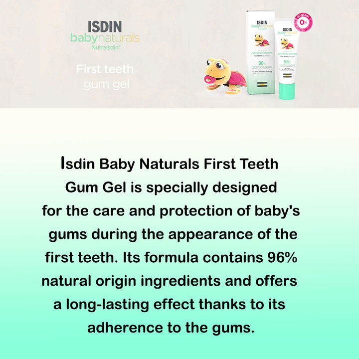 Isdin Baby Naturals First Teeth Gum Gel 30 mL - Easy Pharmacy LLC