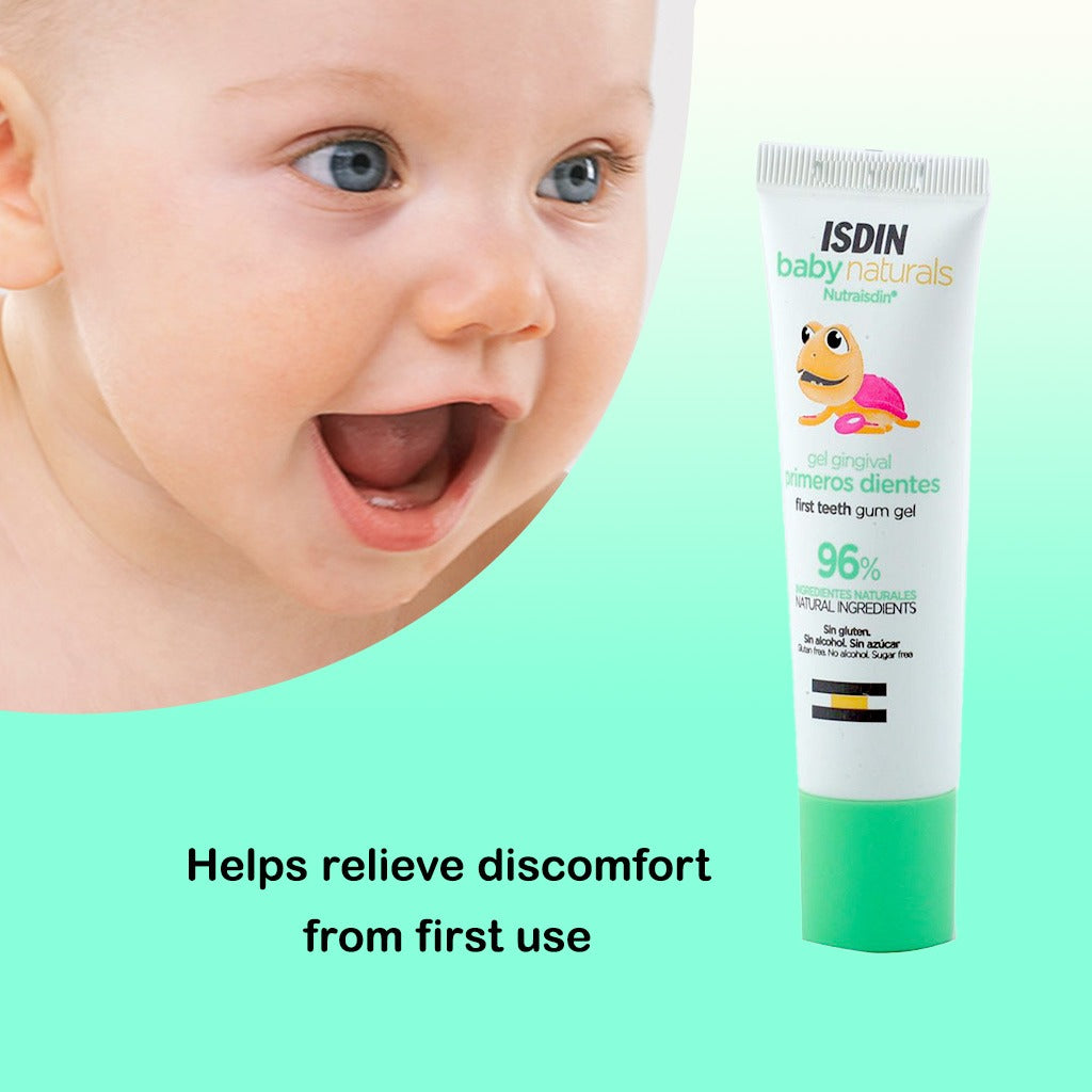 Isdin Baby Naturals First Teeth Gum Gel 30 mL - Easy Pharmacy LLC