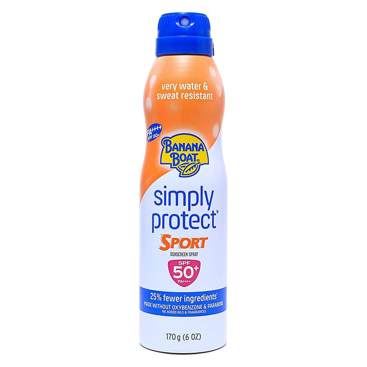 Banana Boat® Simply Protect Sport Sunscreen Spray SPF 50+, 170 g - Easy Pharmacy LLC