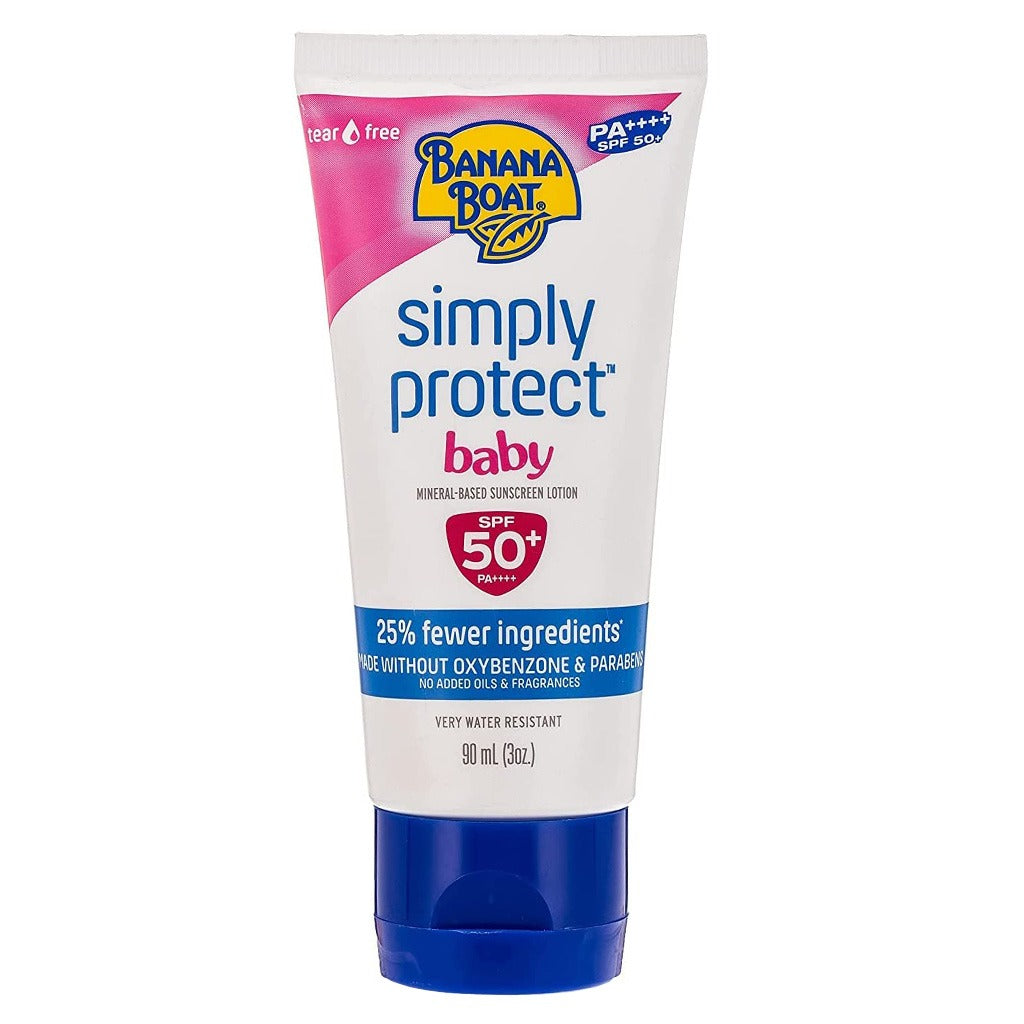 Banana Boat Simply Protect Baby Sunscreen Lotion SPF 50+, 90 mL - Easy Pharmacy LLC