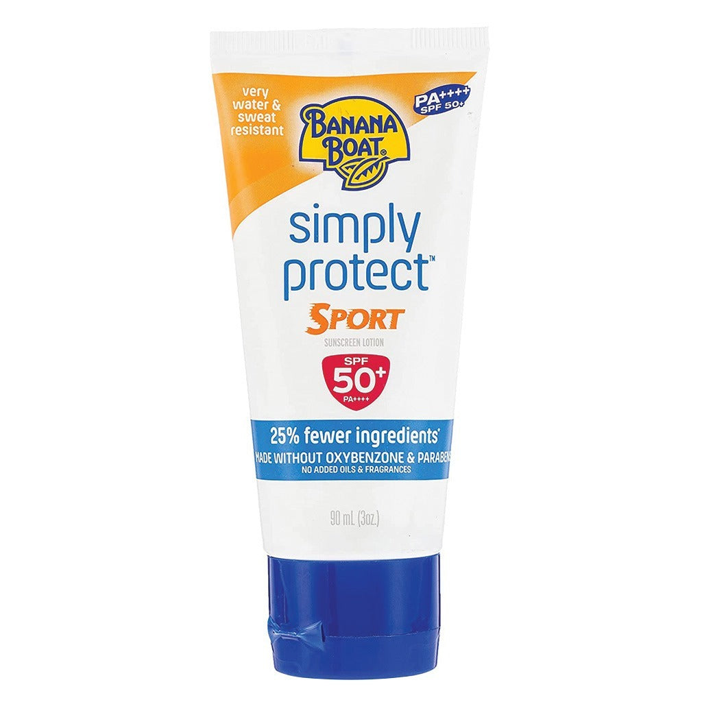 Banana Boat Simply Protect Sport Sunscreen Lotion SPF 50+, 90 mL - Easy Pharmacy LLC