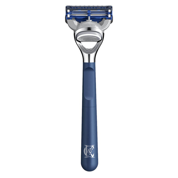 King C. Gillette Men’s Neck Razor With Gillette’s Best Sharpest Stainless Steel Platinum Coated Blades, Pack of 1's - Easy Pharmacy LLC