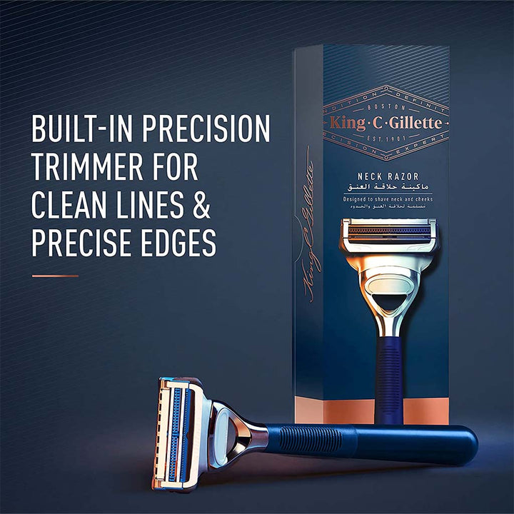 King C. Gillette Men’s Neck Shaving Razor Blade Refills, Pack of 3's - Easy Pharmacy LLC