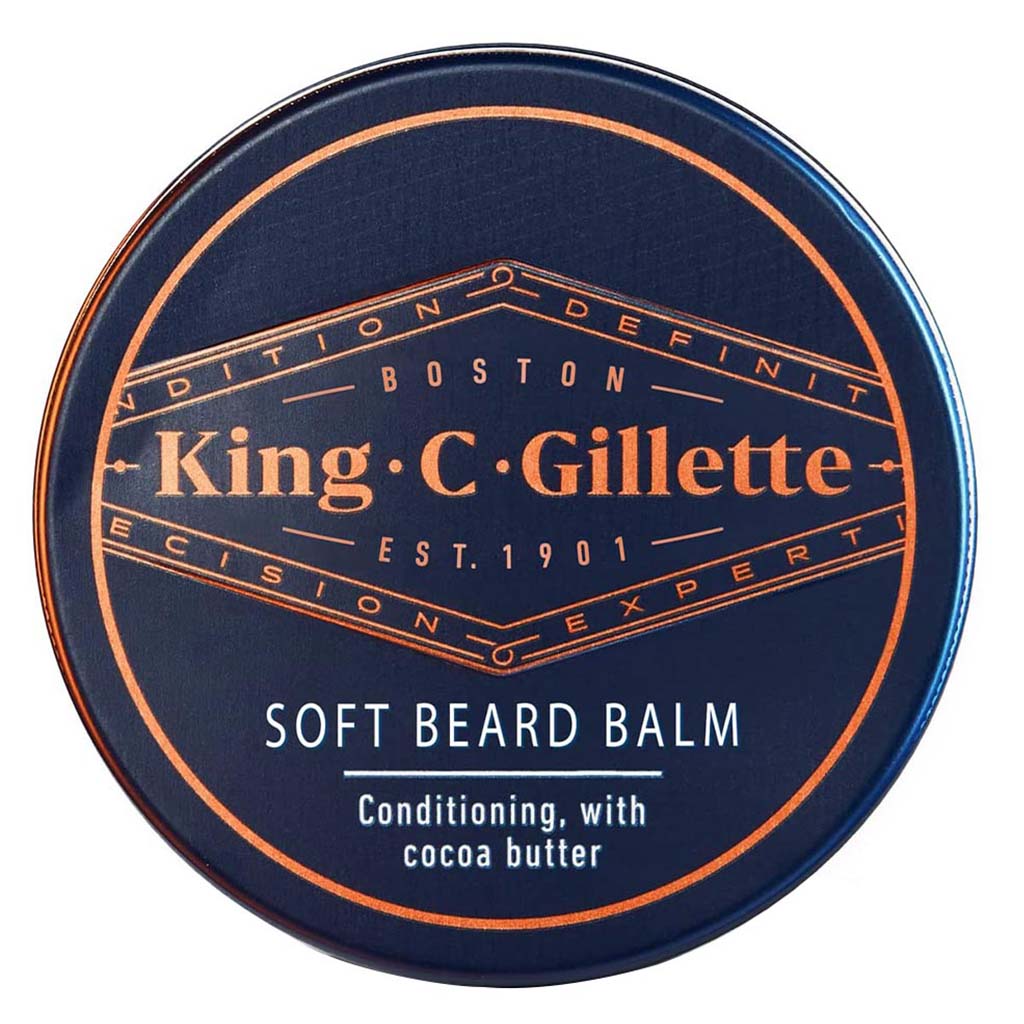 King C. Gillette Men’s Deep Conditioning Soft Beard Balm With Cocoa Butter, Argan Oil and Shea Butter 100ml - Easy Pharmacy LLC