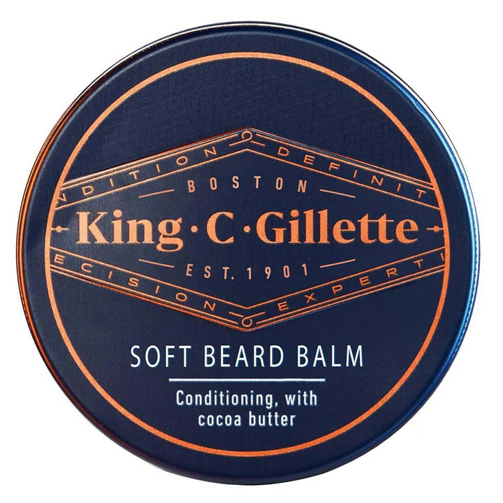 King C. Gillette Men’s Deep Conditioning Soft Beard Balm With Cocoa Butter, Argan Oil and Shea Butter 100ml - Easy Pharmacy LLC