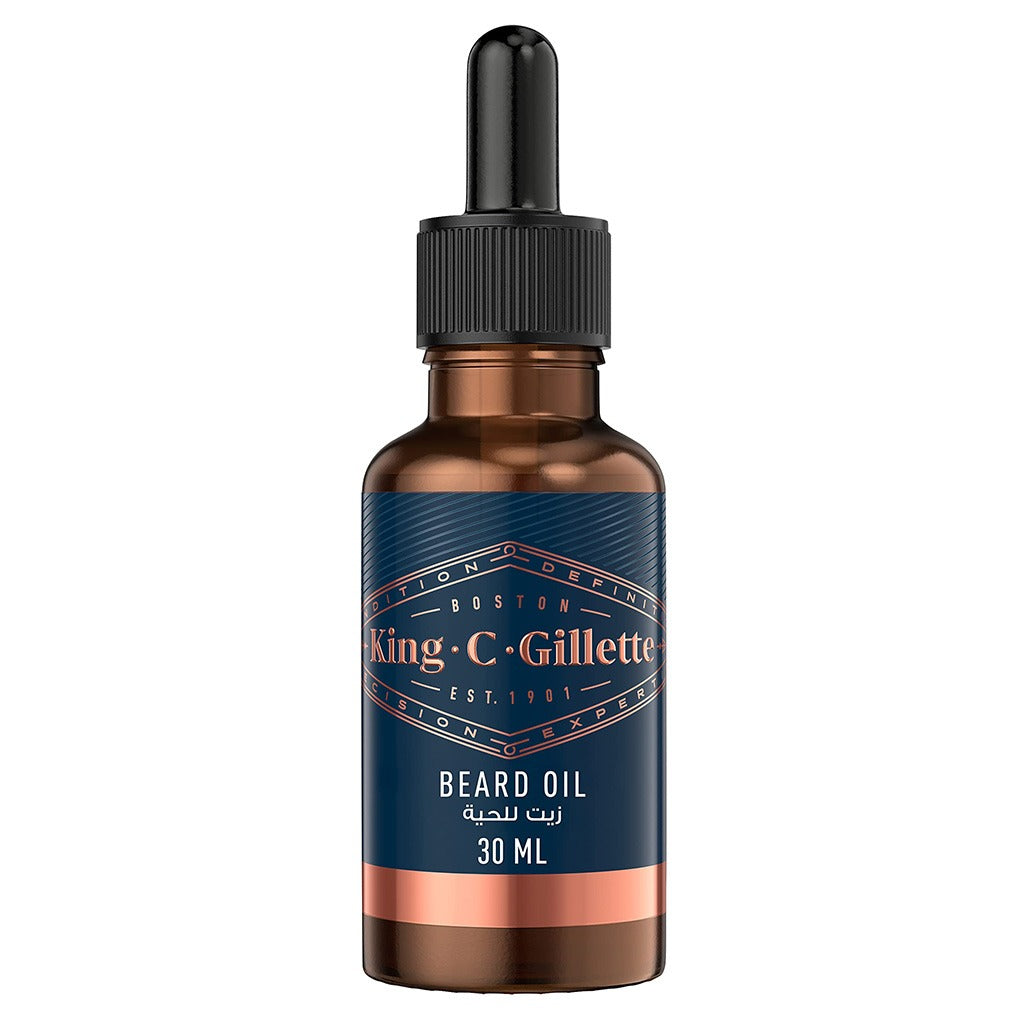 King C. Gillette Men’s Nourishing Beard Oil With Plant Based Oils 30ml - Easy Pharmacy LLC