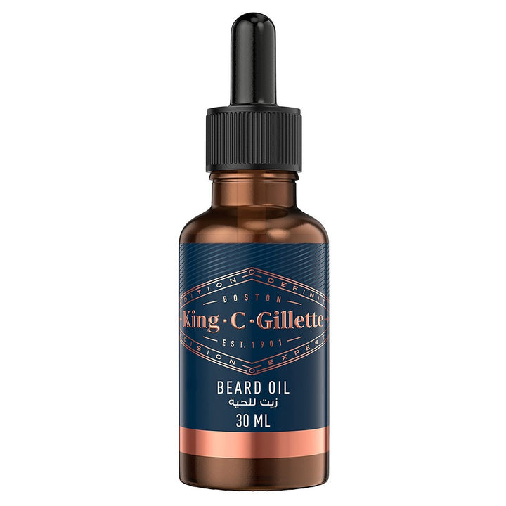 King C. Gillette Men’s Nourishing Beard Oil With Plant Based Oils 30ml - Easy Pharmacy LLC