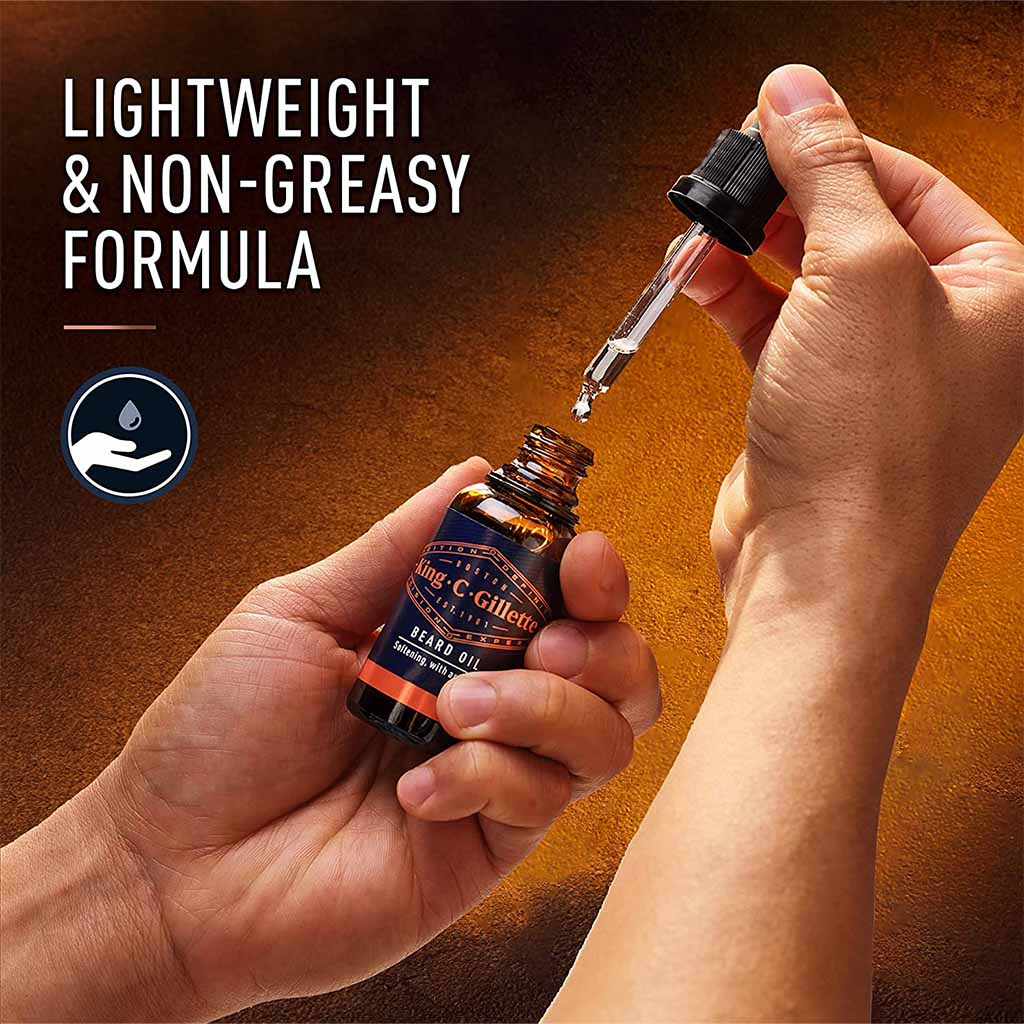 King C. Gillette Men’s Nourishing Beard Oil With Plant Based Oils 30ml - Easy Pharmacy LLC