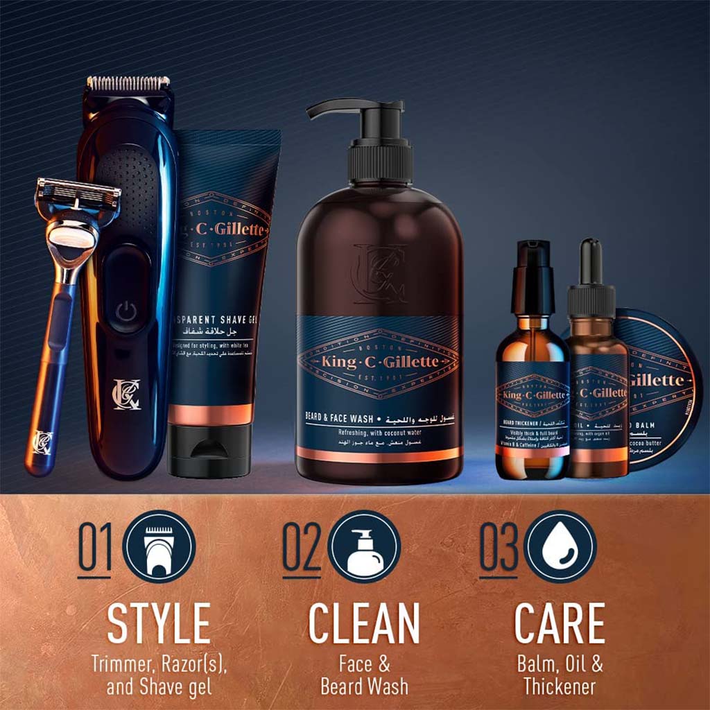 King C. Gillette Men’s Nourishing Beard Oil With Plant Based Oils 30ml - Easy Pharmacy LLC