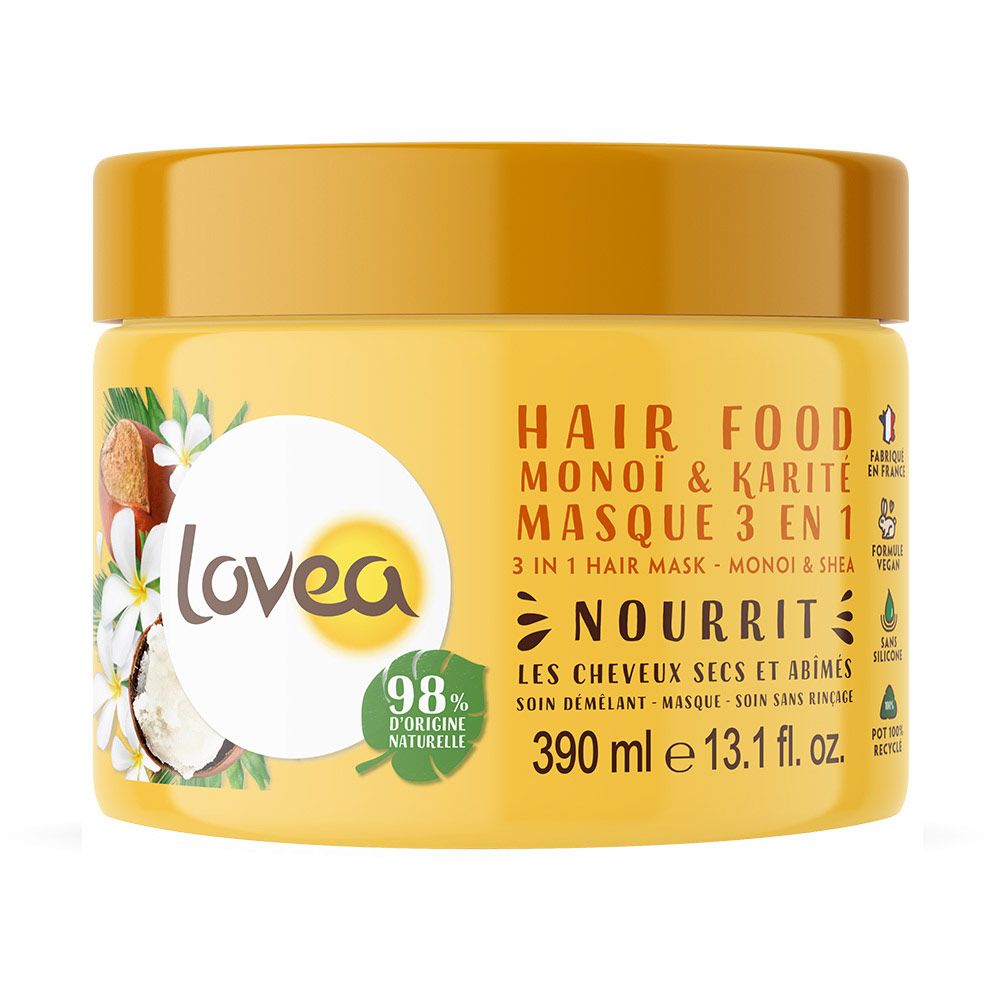 Lovea Monoi & Karite 3 In 1 Hair Mask 390 mL - Easy Pharmacy LLC