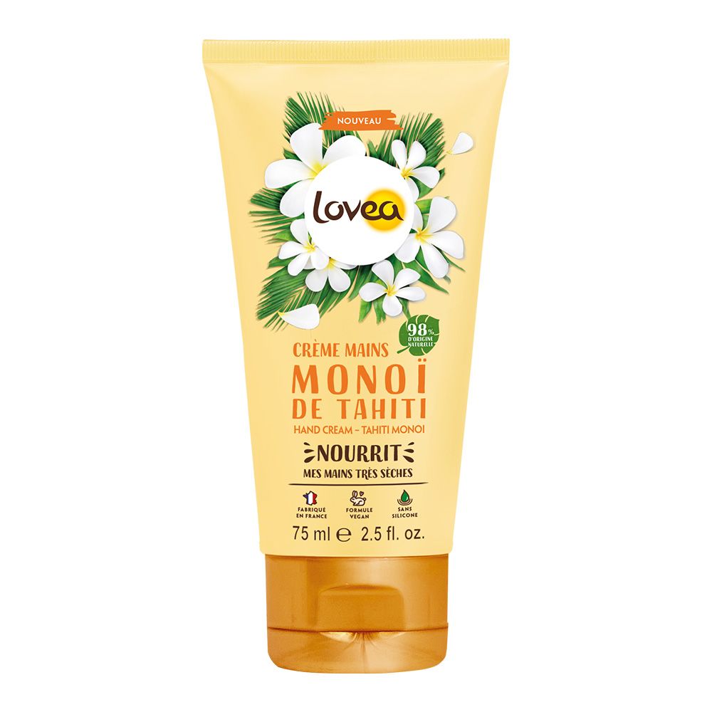 Lovea Monoi De Tahiti Hand Cream 75 mL - Easy Pharmacy LLC