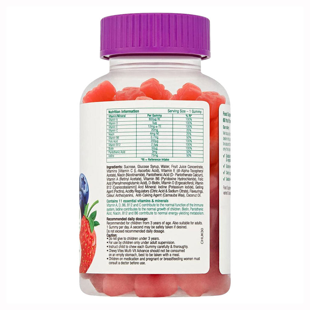Chewy Vites Kids Multivitamin Advance Gummies 60's - Easy Pharmacy LLC