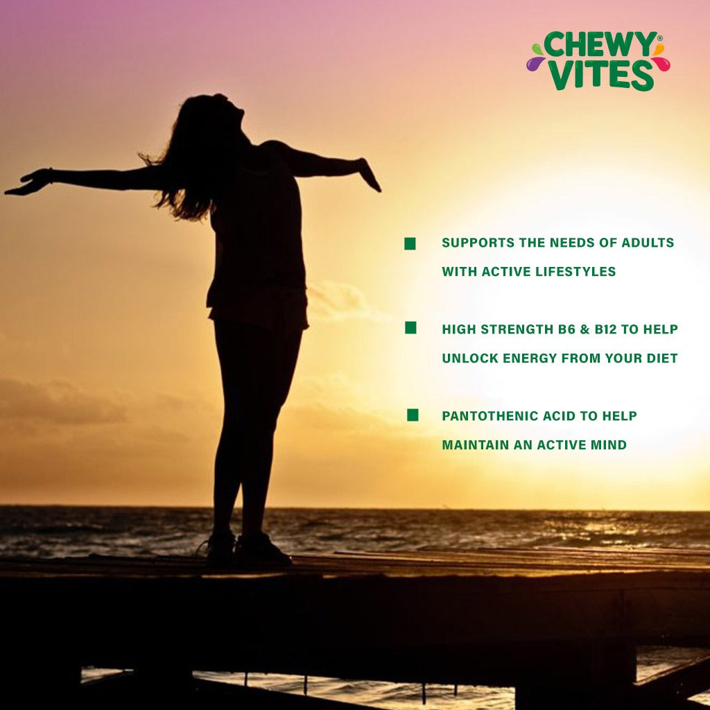 Chewy Vites Adults Daily Energy Release Gummies 60's - Easy Pharmacy LLC