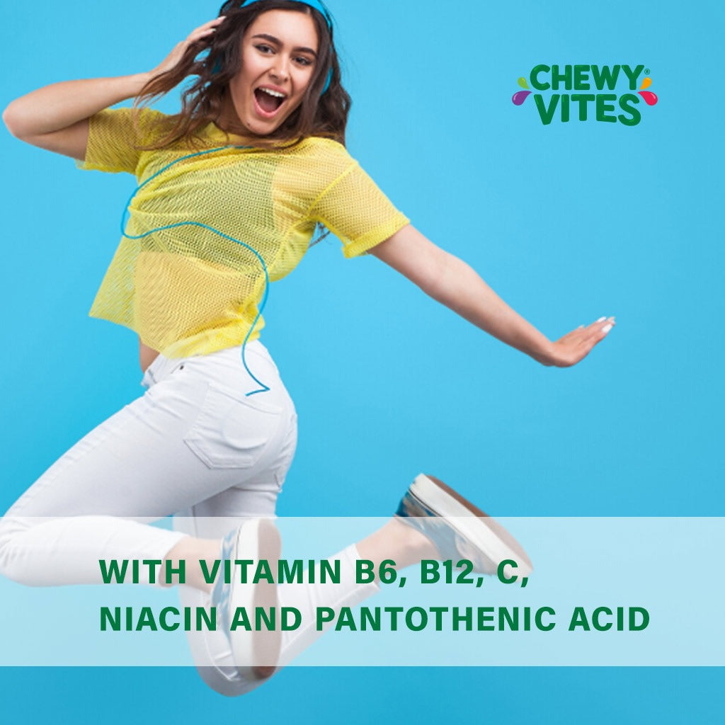 Chewy Vites Adults Daily Energy Release Gummies 60's - Easy Pharmacy LLC