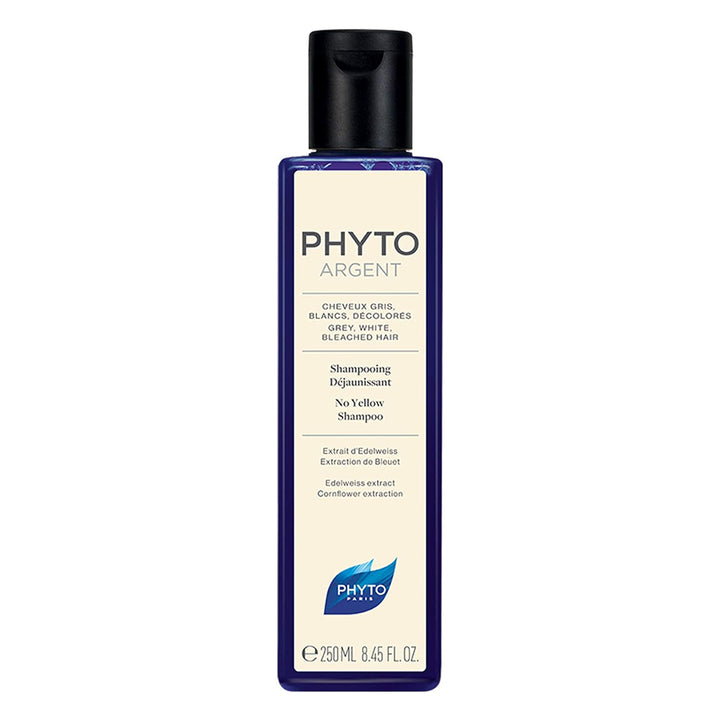 Phyto Phytoargent No-Yellow, Yellow Tone Neutralizing Shampoo For Grey, White & Bleached Hair 250ml - Easy Pharmacy LLC
