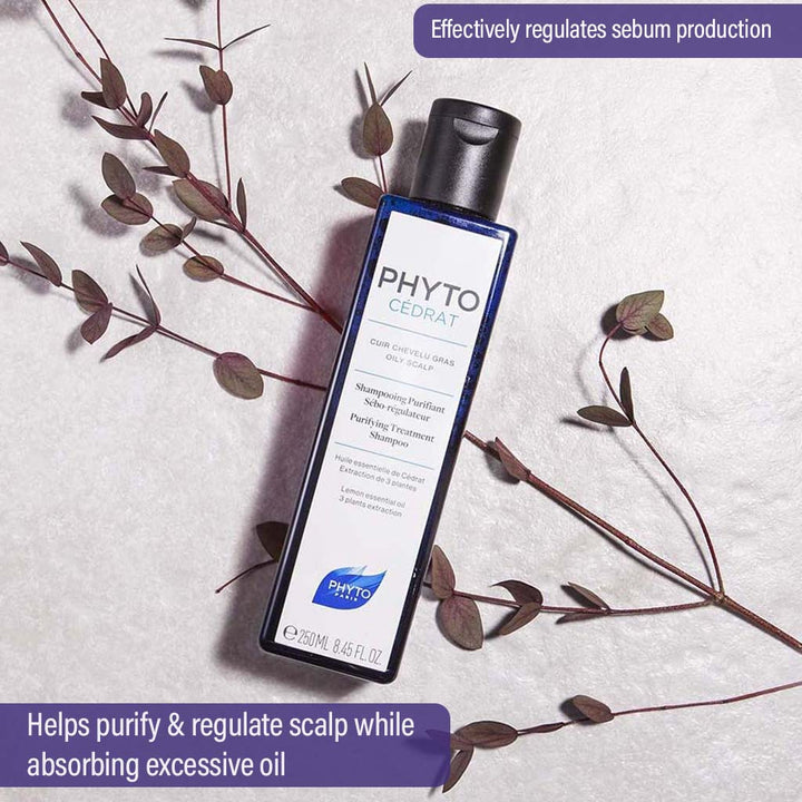 Phyto Phytocedrat Purifying Treatment Shampoo With Lemon Essential Oils For Oily Scalp 250ml - Easy Pharmacy LLC