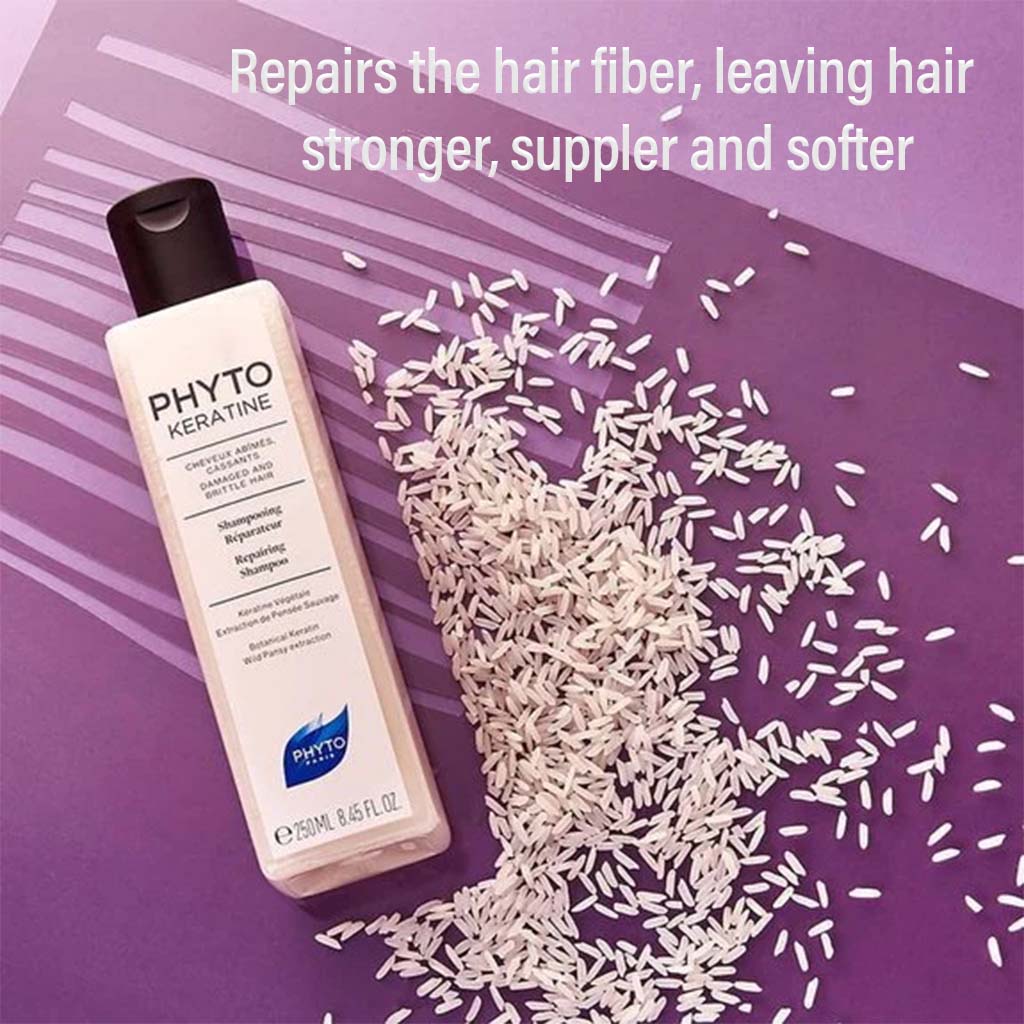 Phyto Phytokeratine Repairing Shampoo For Damaged & Brittle Hair 250ml - Easy Pharmacy LLC