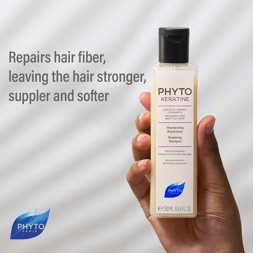 Phyto Phytokeratine Repairing Shampoo For Damaged & Brittle Hair 250ml - Easy Pharmacy LLC