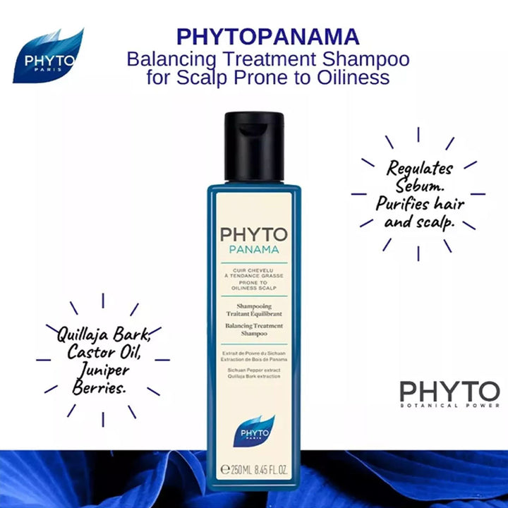Phyto Phytopanama Balancing Treatment Shampoo For Oily Scalp & Hair 250ml - Easy Pharmacy LLC