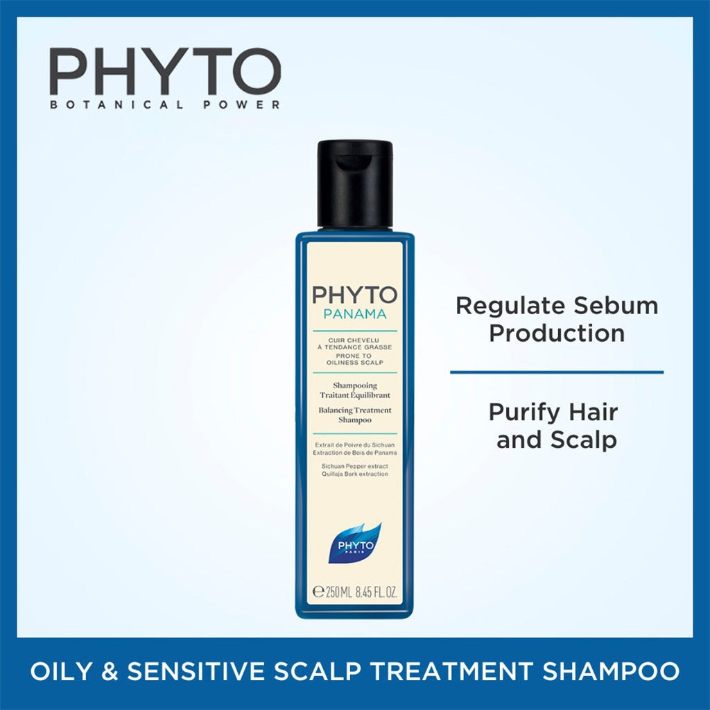Phyto Phytopanama Balancing Treatment Shampoo For Oily Scalp & Hair 250ml - Easy Pharmacy LLC