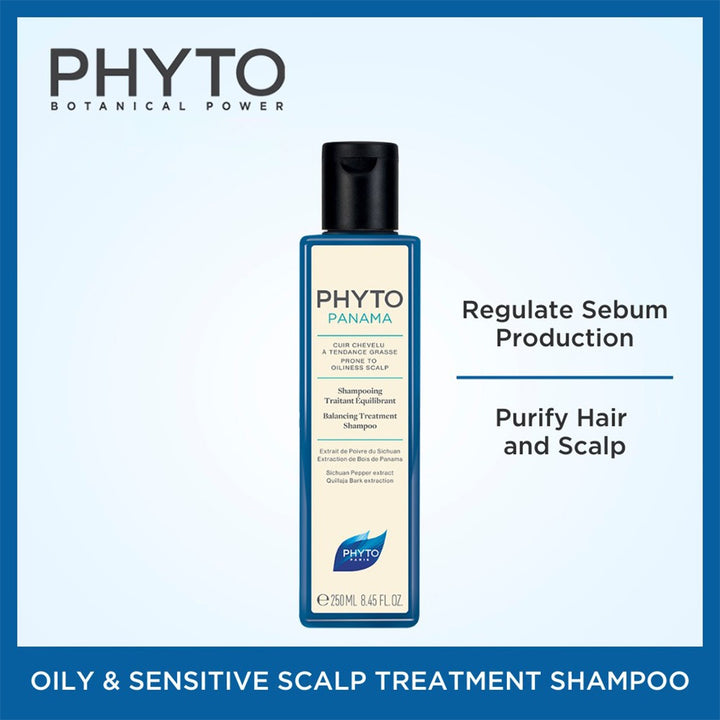 Phyto Phytopanama Balancing Treatment Shampoo For Oily Scalp & Hair 250ml - Easy Pharmacy LLC
