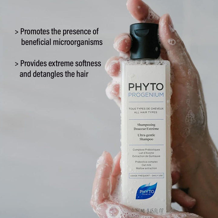 Phyto Phytoprogenium Ultra-Gentle Shampoo For All Hair Types 250ml - Easy Pharmacy LLC