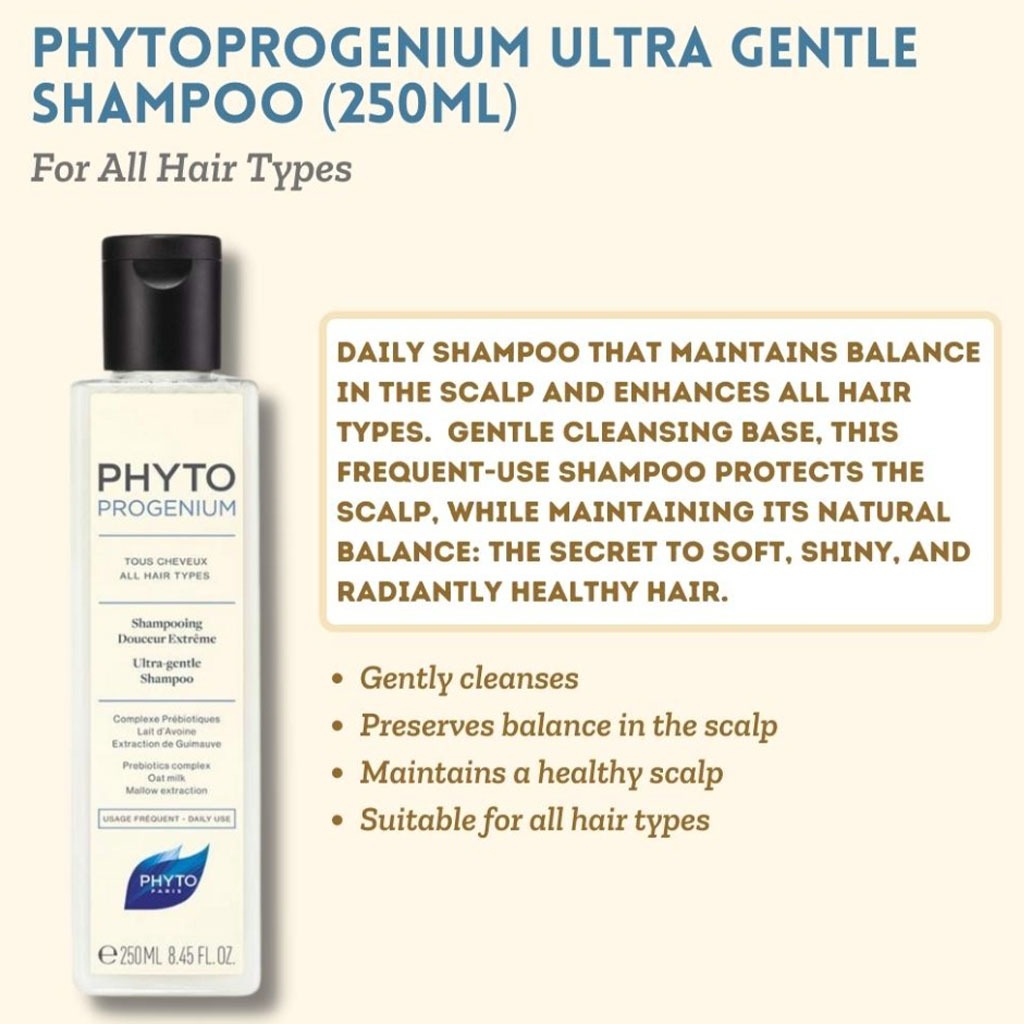 Phyto Phytoprogenium Ultra-Gentle Shampoo For All Hair Types 250ml - Easy Pharmacy LLC