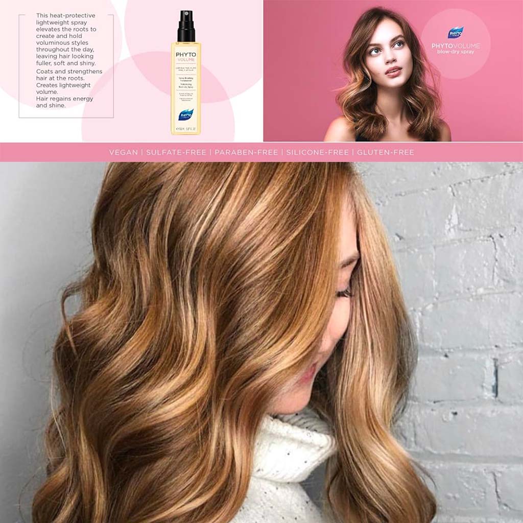 Phyto Phytovolume Volumizing Blow Dry Spray For Fine & Flat Hair 150ml - Easy Pharmacy LLC