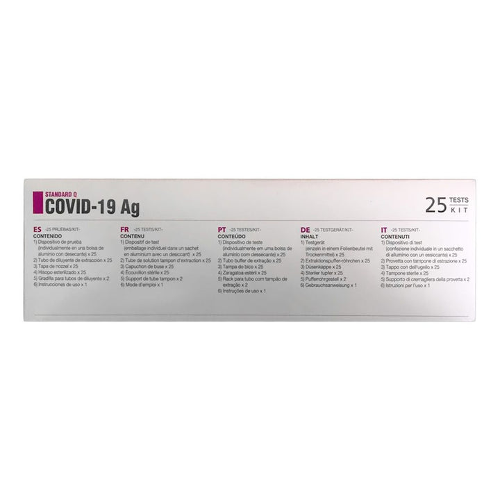 SD Biosensor Standard Q Covid-19 Antigen Rapid Self Test Kit 25's - Easy Pharmacy LLC