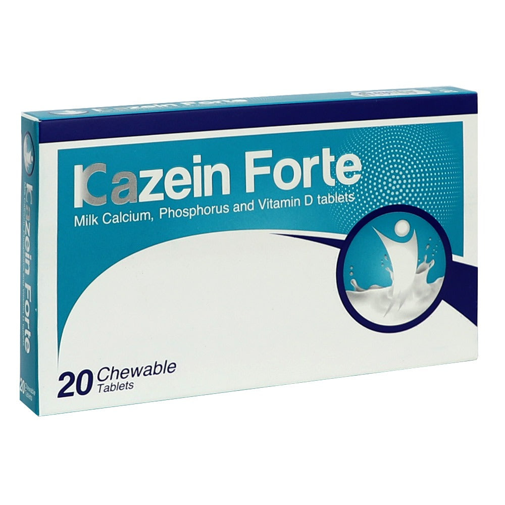 Kazein Forte Milk Calcium Chewable Tablets 20's - Easy Pharmacy LLC