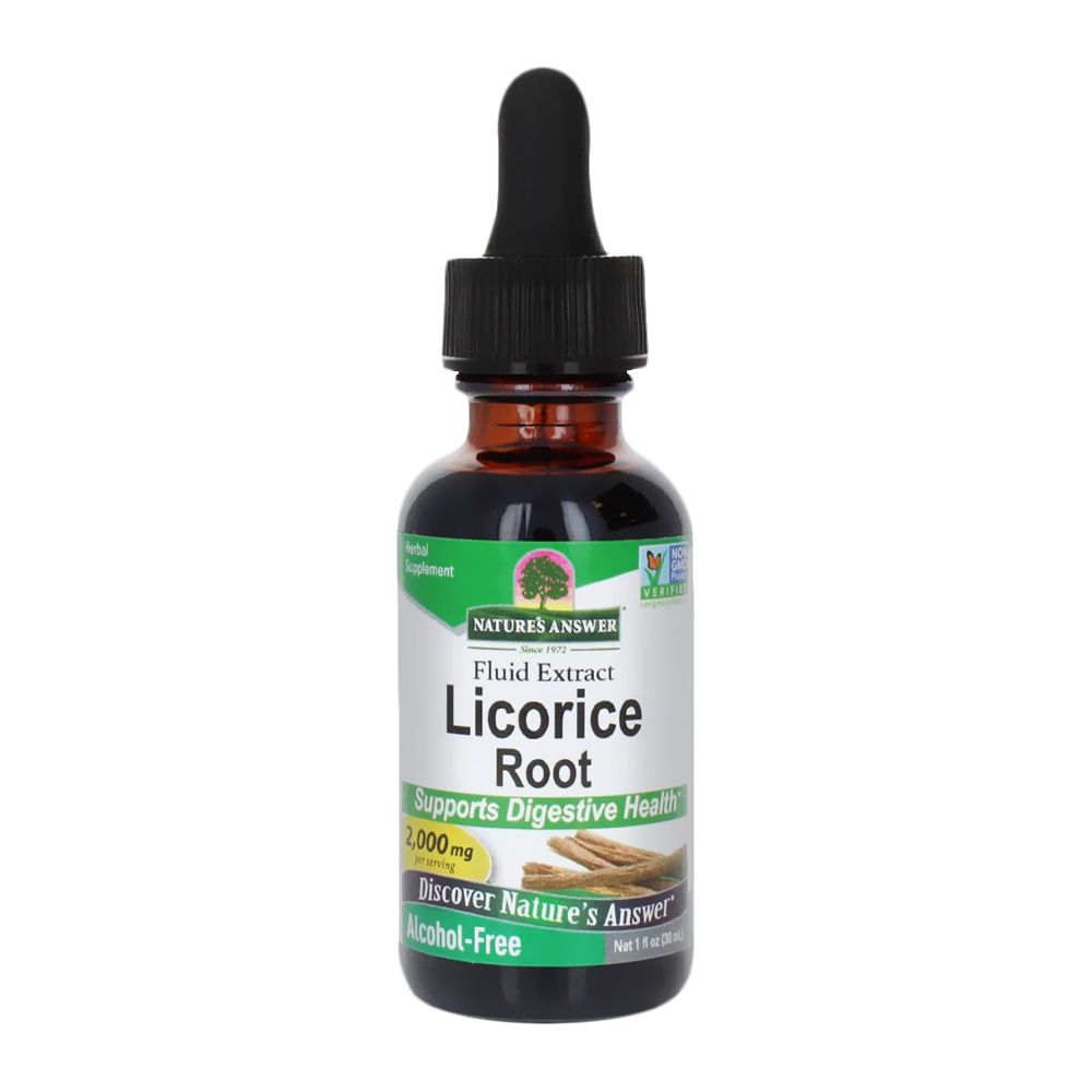 Nature's Answer Licorice Root 2000mg Fluid Extract Drops For Digestive Health, 30ml - Easy Pharmacy LLC