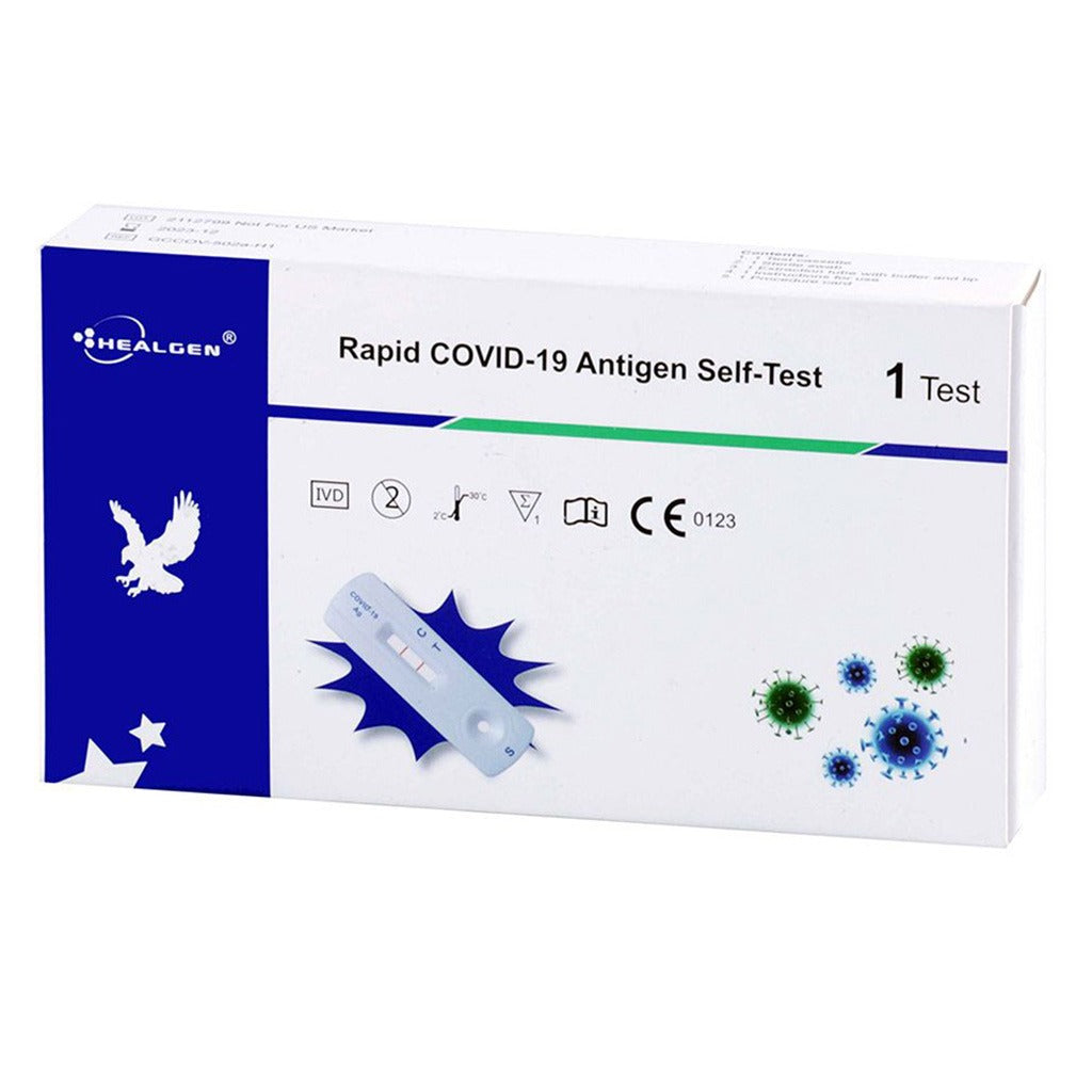Healgen Rapid Covid-19 Antigen Self Test Kit 1's - Easy Pharmacy LLC