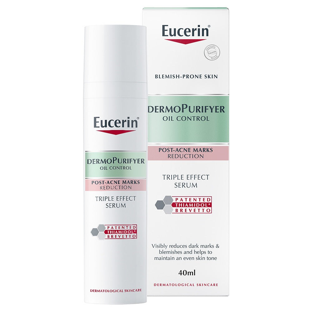 Eucerin Dermo Purifyer Oil Control Post Blemish Anti-Mark Triple Effect Serum For Acne Prone Skin 40ml - Easy Pharmacy LLC