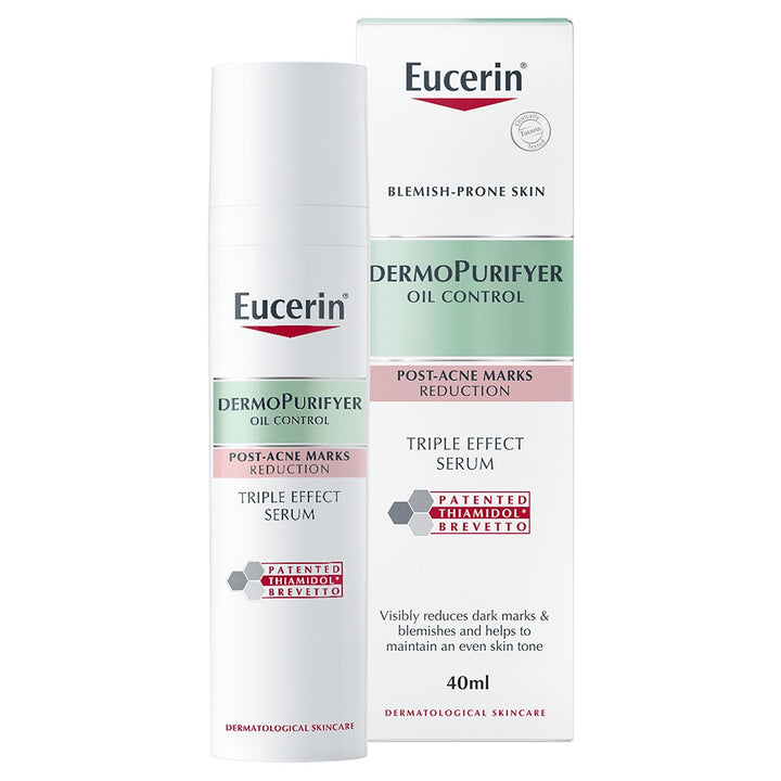 Eucerin Dermo Purifyer Oil Control Post Blemish Anti-Mark Triple Effect Serum For Acne Prone Skin 40ml - Easy Pharmacy LLC