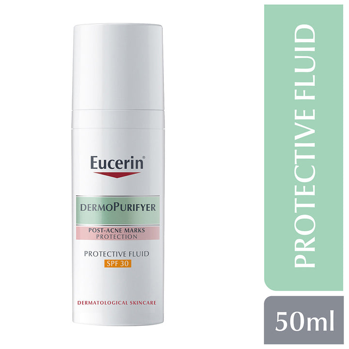 Eucerin Dermo Purifyer Post Blemish Anti-Mark SPF 30 Protective Fluid For Acne Prone Skin 50ml - Easy Pharmacy LLC