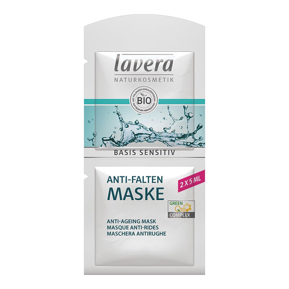 Lavera Basis Sensitiv Q10 Anti-Ageing Facial Mask Sachet 5 mL, 2s - Easy Pharmacy LLC